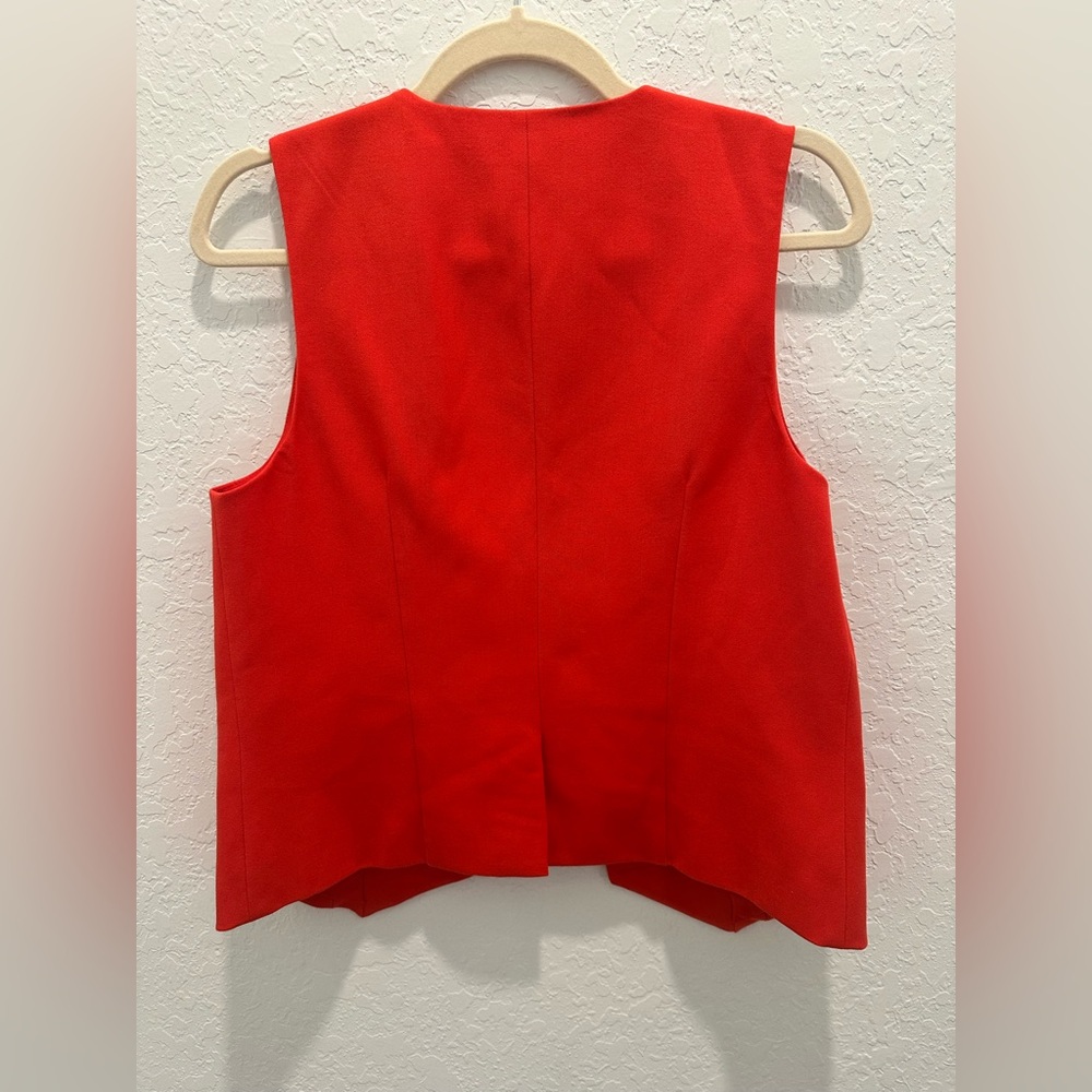 STAUD Brett Vest in Red - Picture 7 of 9